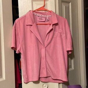 Juicy Couture x Forever21 Barbie Pink Terry Top